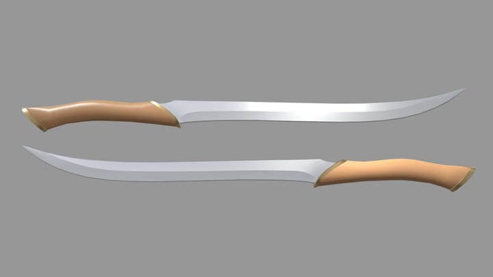 Legolas's Knives 3D Model