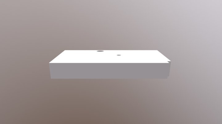 Top Vertical Wall for Star Trek Tricorder 3D Model