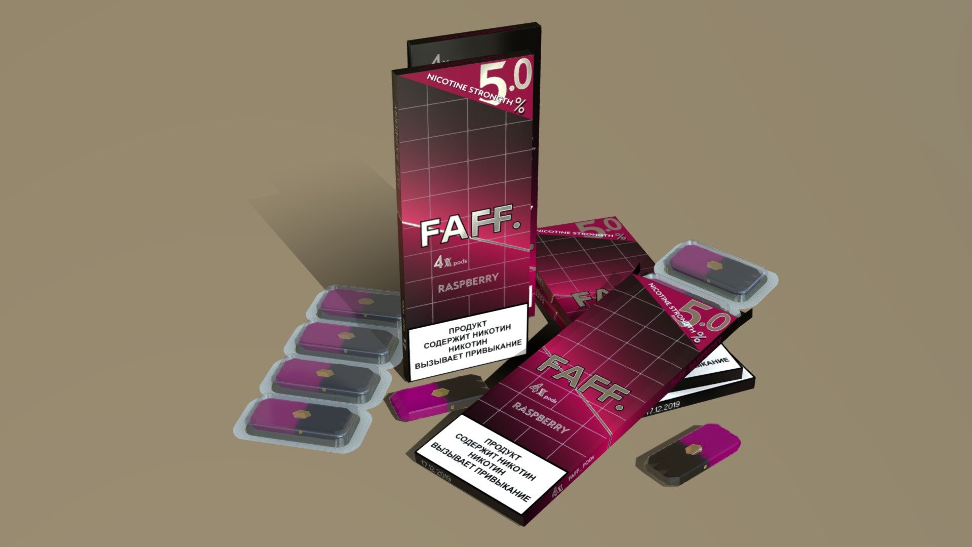 PODS FAFF RASPBERRY
