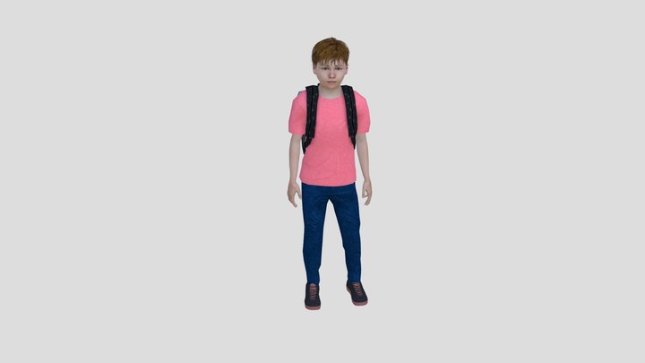 SSD2 KID BOY 6 V2 3D Model