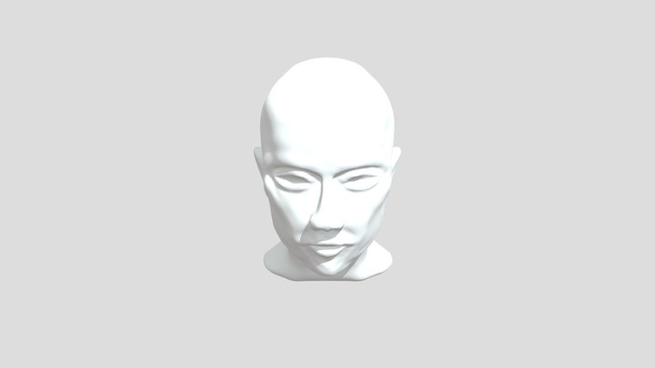 high poly face