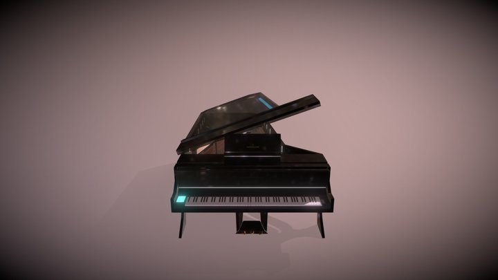 Grand Piano | Commodore A1 3D Model