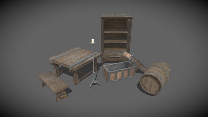 6 Props | 3D Modeling II 3D Model
