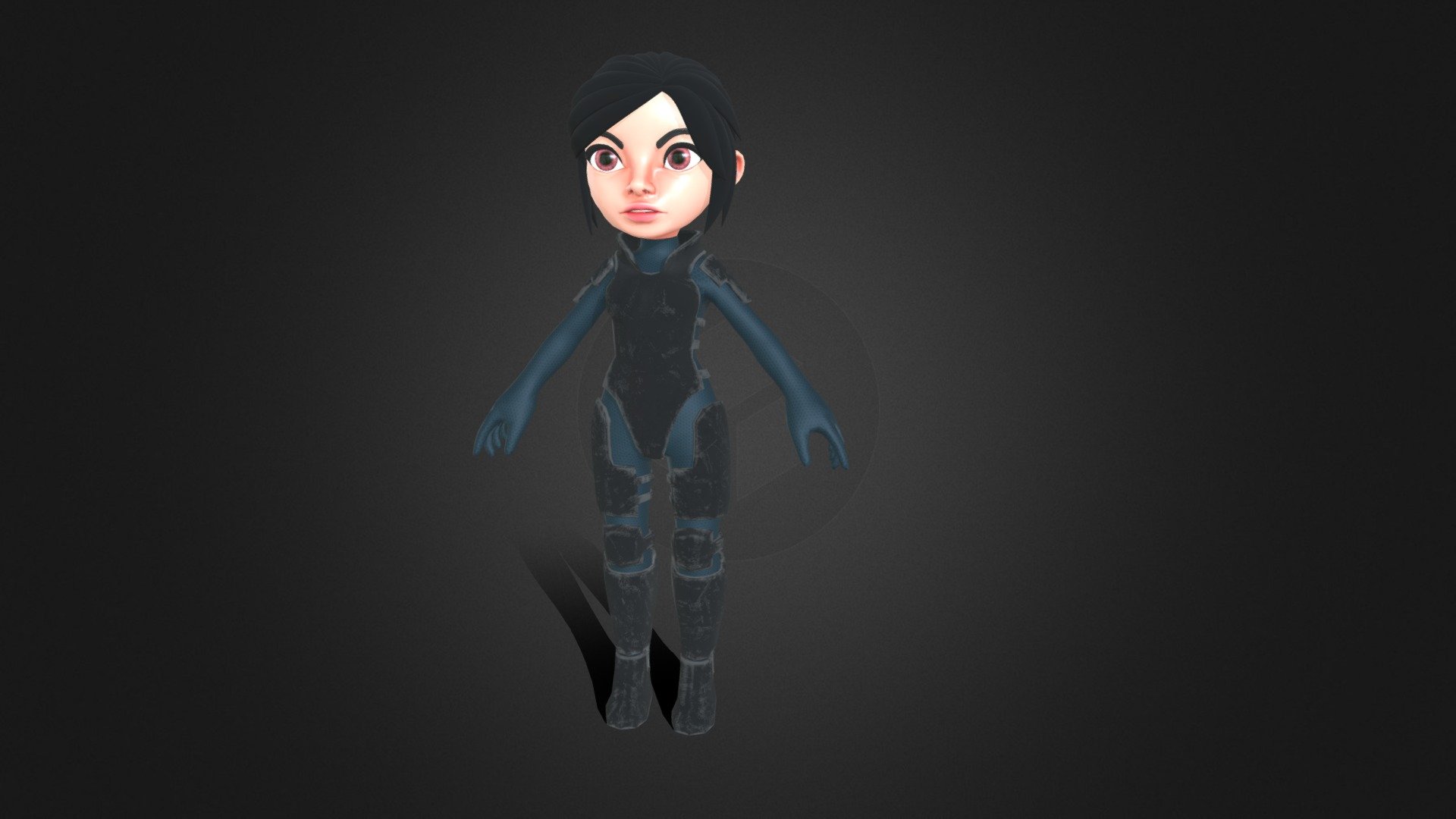 Stylized Armored Character