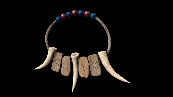 Bunch of Amulets 3D Model