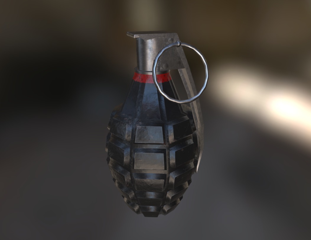 Mk Ii Grenade 3d Model By Bobby Gasiorowski Bgasio Da8f4d1 Sketchfab 8817