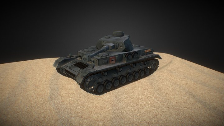 Pz Kpfw IV Ausf G 3D Model