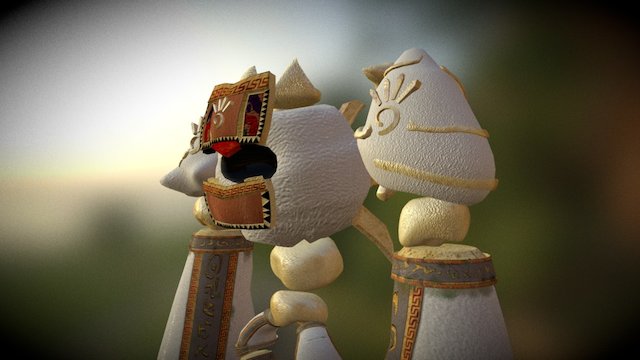 Ancient Golem King 3D Model