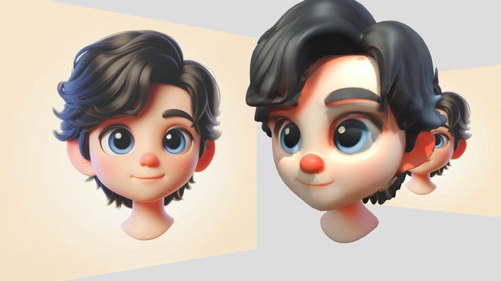 Stylized Boy 3D Model