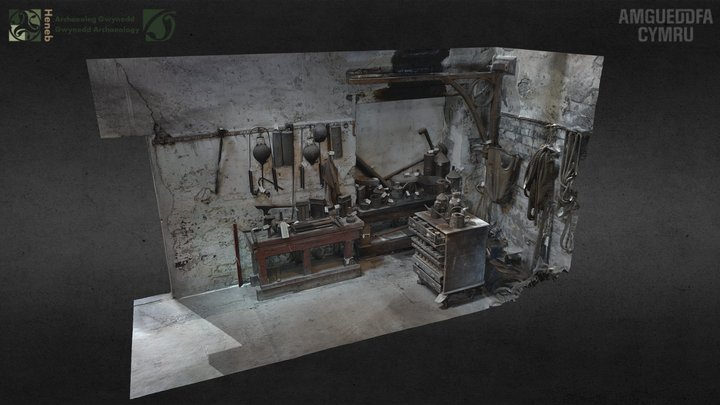 NSM Room 36 Gweithdy Trwsio / Repair Shop 3D Model