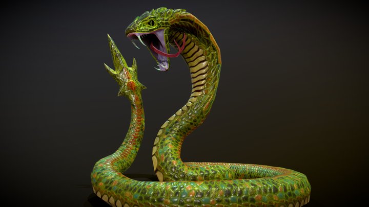 Dragonheaded Cobra 3D Model