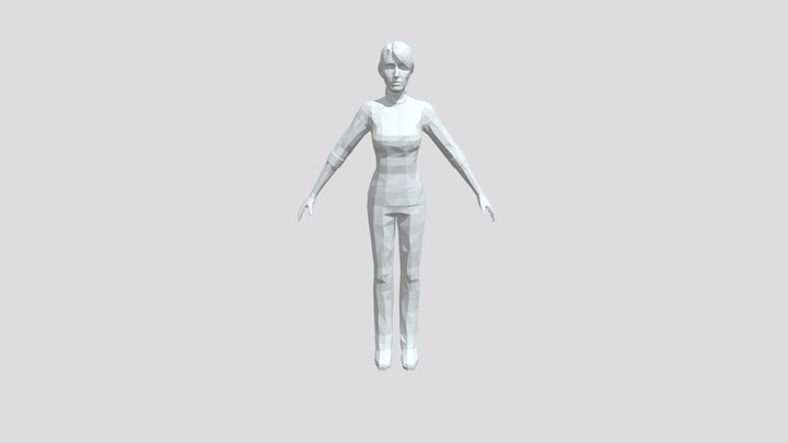Judith Mossman model rigged 3D Model