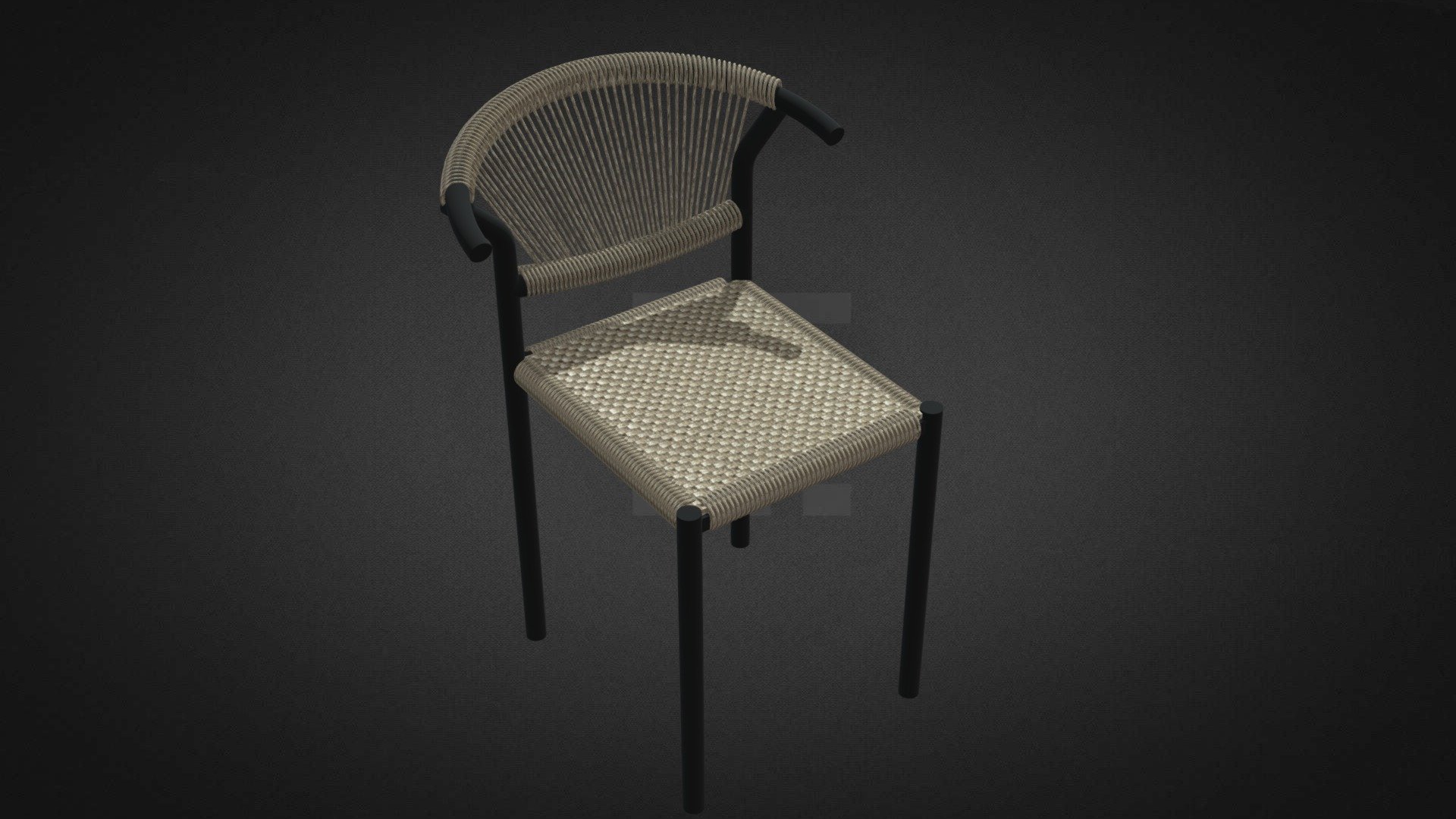 Fred Chair – Without Arms — Sketchfab embed 3D viewer