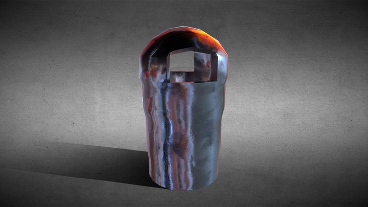 Trash Can 3D Model