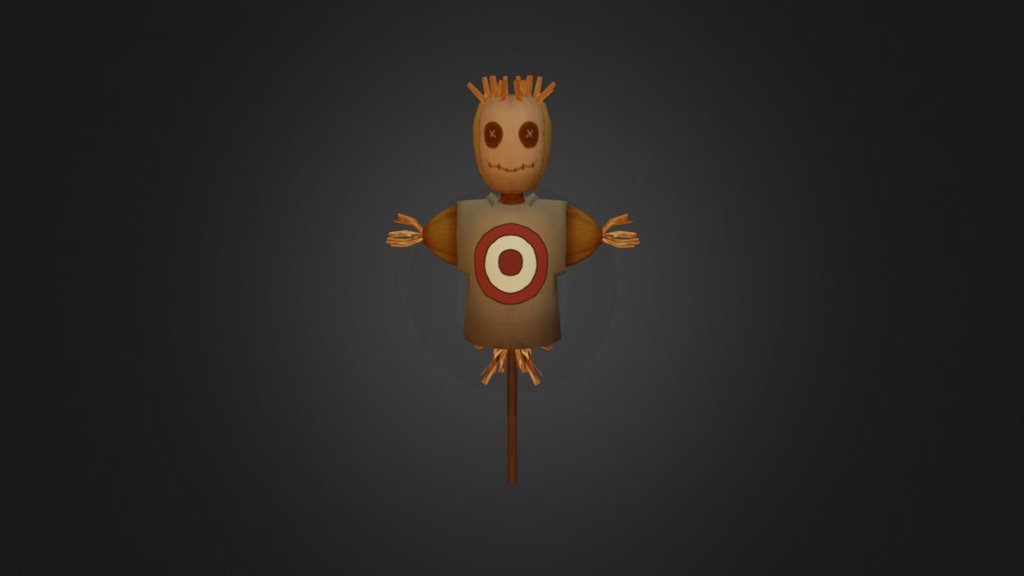 Boneco Palha straw dummy 3D model by PedroQueiroz [da9216f] Sketchfab
