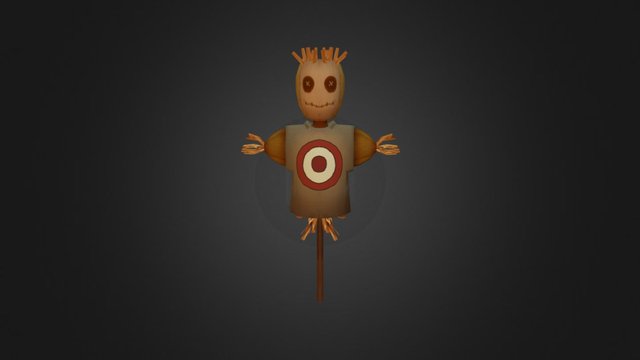 Boneco Palha -  straw dummy 3D Model