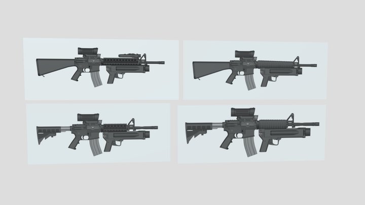 custom gun prop design templates.1 – Free 3D Model STL