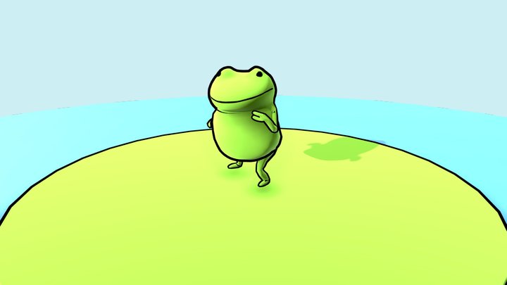Frogge 3D Model