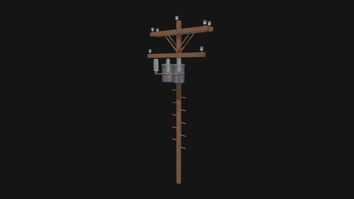 Electrical Pole - NEW 3D Model