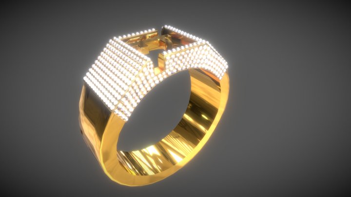 Diamond Ring 3D PRINT READY