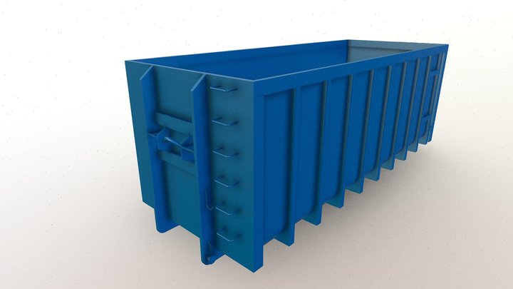 Контейнер для строительного мусора 3D Model