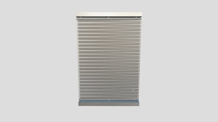 KML Interior Hanging Screen with bottom fixing 3D Model