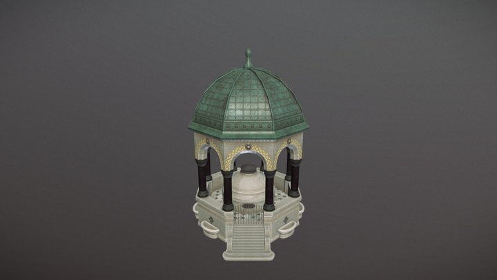 The German Fountain (Alman Cesmesi) 3D Model