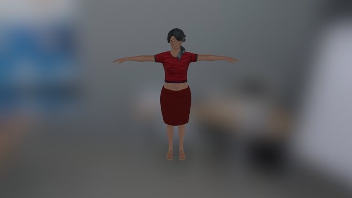 F Model2 3D Model