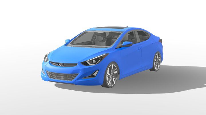 2014 Hyundai Elantra SE 3D Model