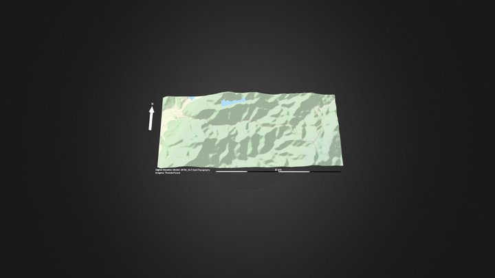 徽杭古道_等高地图 – Modello 3D gratuito STL