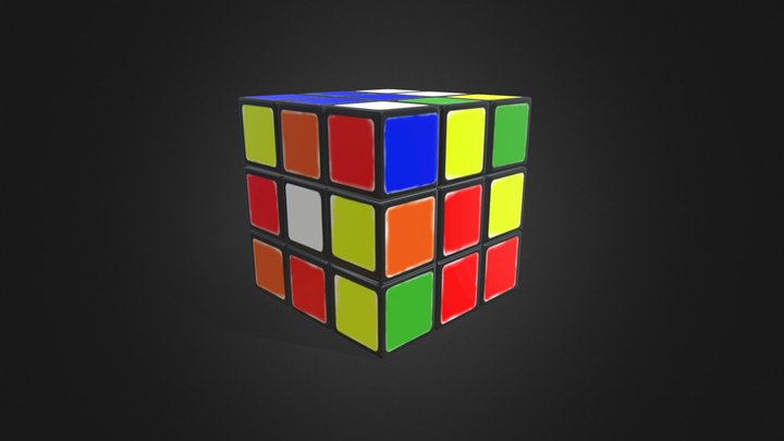 Rubik's Cube 2x2 White - Download Free 3D model by AyunFat (@AyunFat)  [4d780ad]