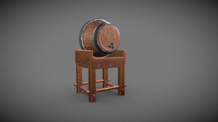 Barril 3D Model