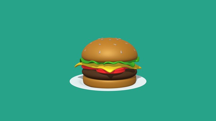 Hamburguesa 3D Model