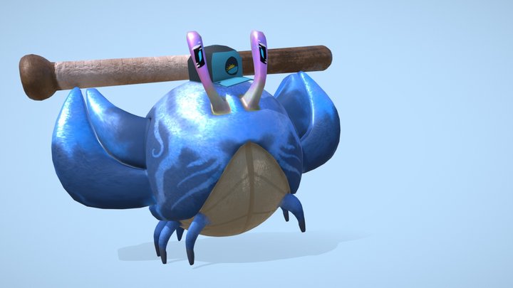 Crab with a Hat - Worldskills UK 2022 3D Model