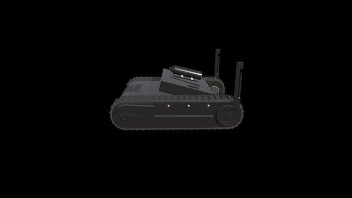 Police Drone 3D Model