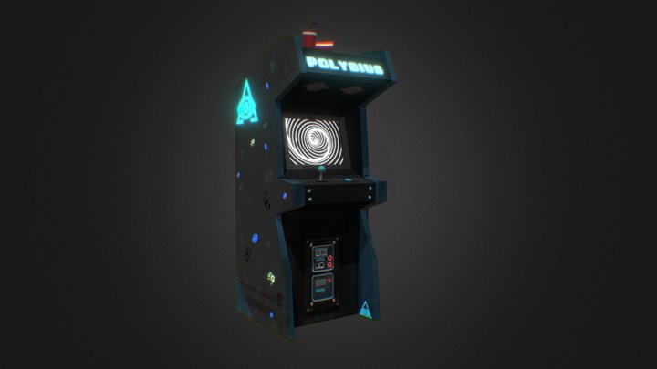 Polybius Arcade. 3D Model