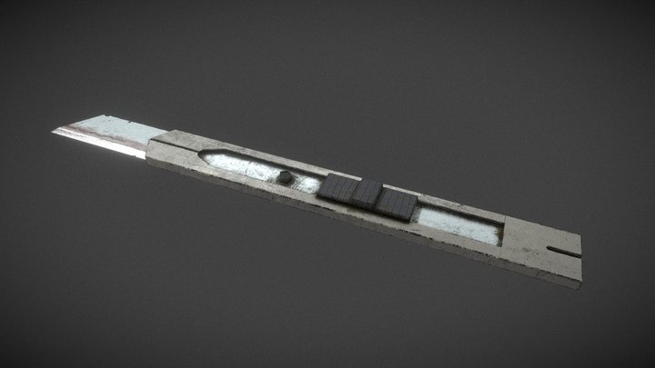 Cutter Knife 3D Model