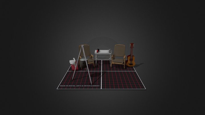 5 props 3D Model