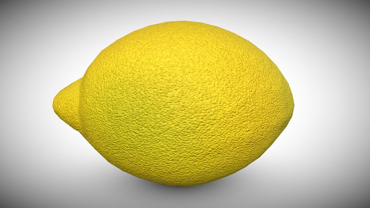 Lemon - Low Poly 3D Model