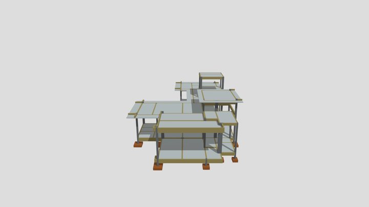 3D - Estrutural - Efatá Construções 3D Model