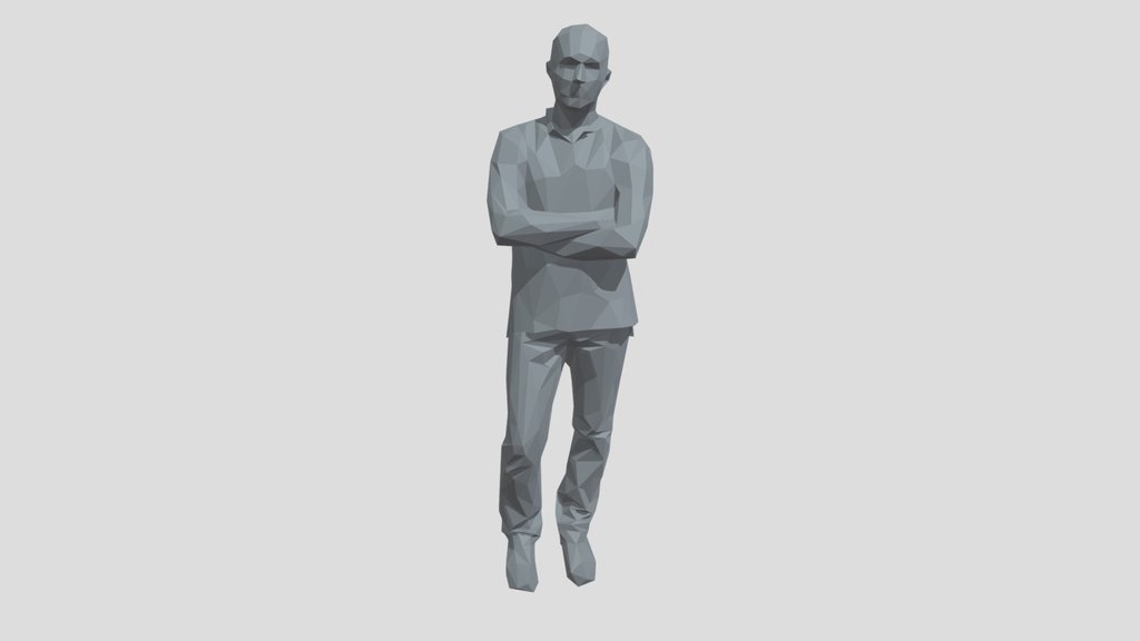 Lowpoly Male Standing