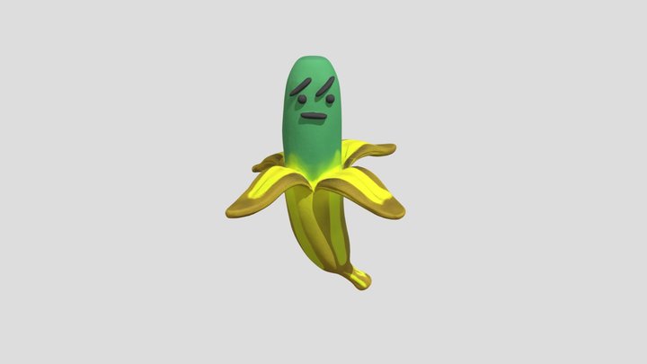 Banana Alien 3D Model