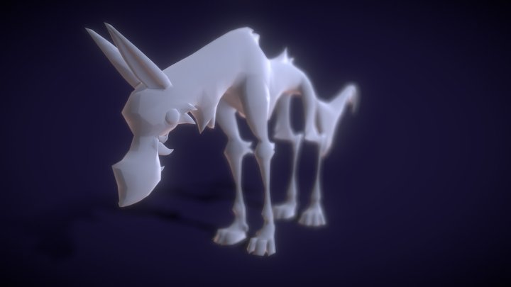 Dark Wolf 3D Model