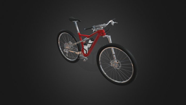 Cannondale Scalpel - Style RedLine 1986 3D Model