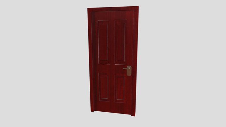 Red Door 3D Model