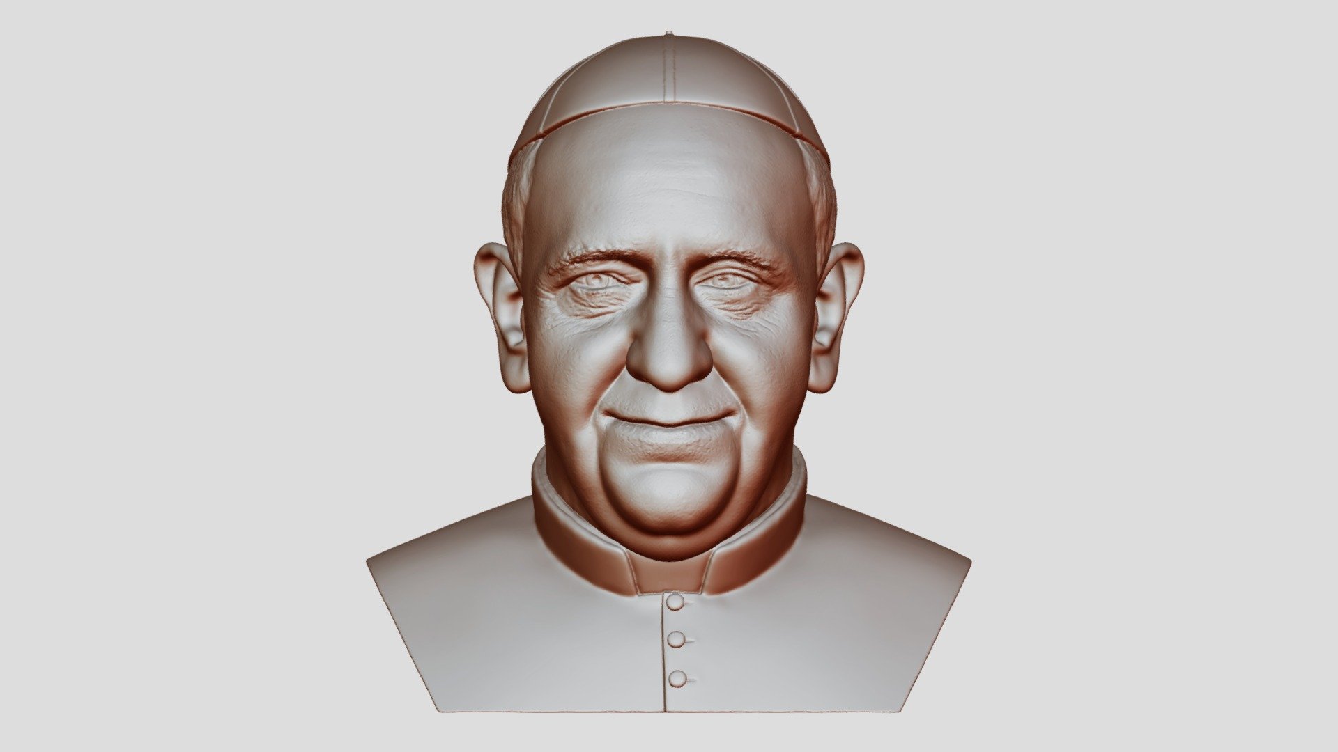 Pope Francis bust for 3D printing - Buy Royalty Free 3D model by ...