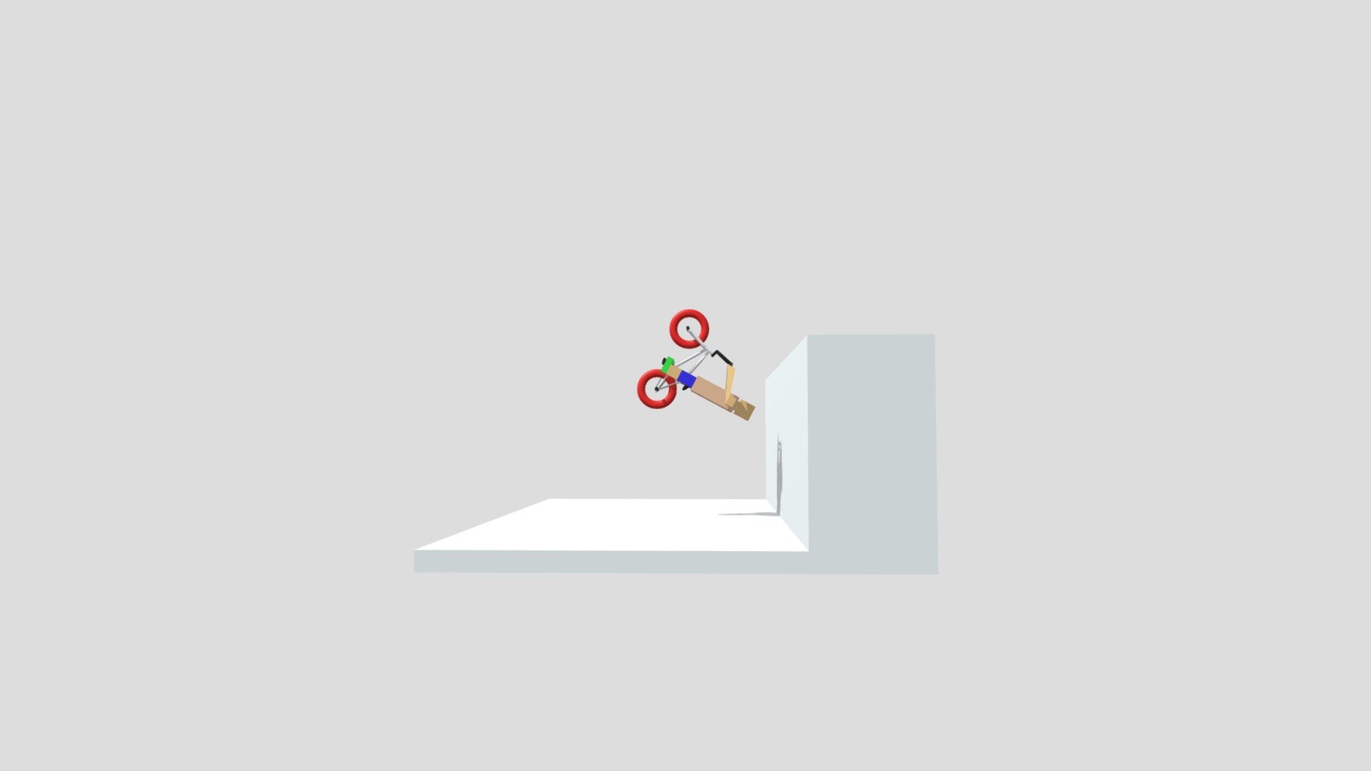 jumping off with backflip on bmx in slomo — Sketchfab embed 3D viewer