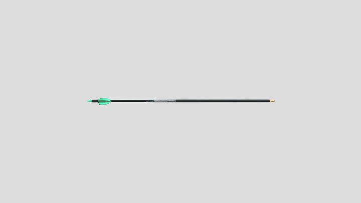 Green_ Fletched_ Arrow_obj – Modello 3D gratuito STL