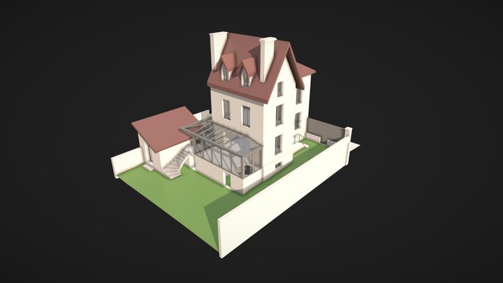 Maison à Jointville 3D Model