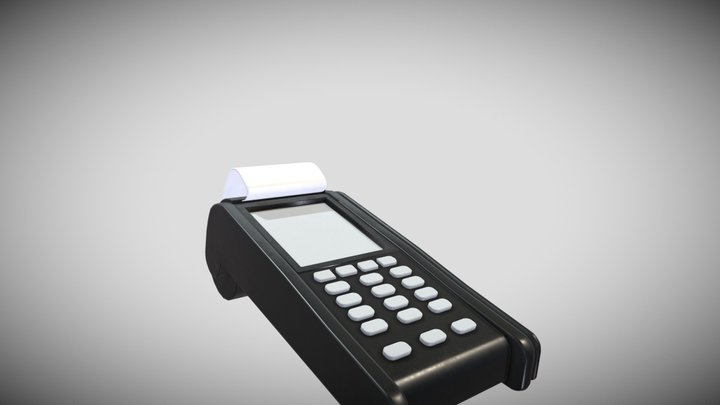 machine credit card 3D Model